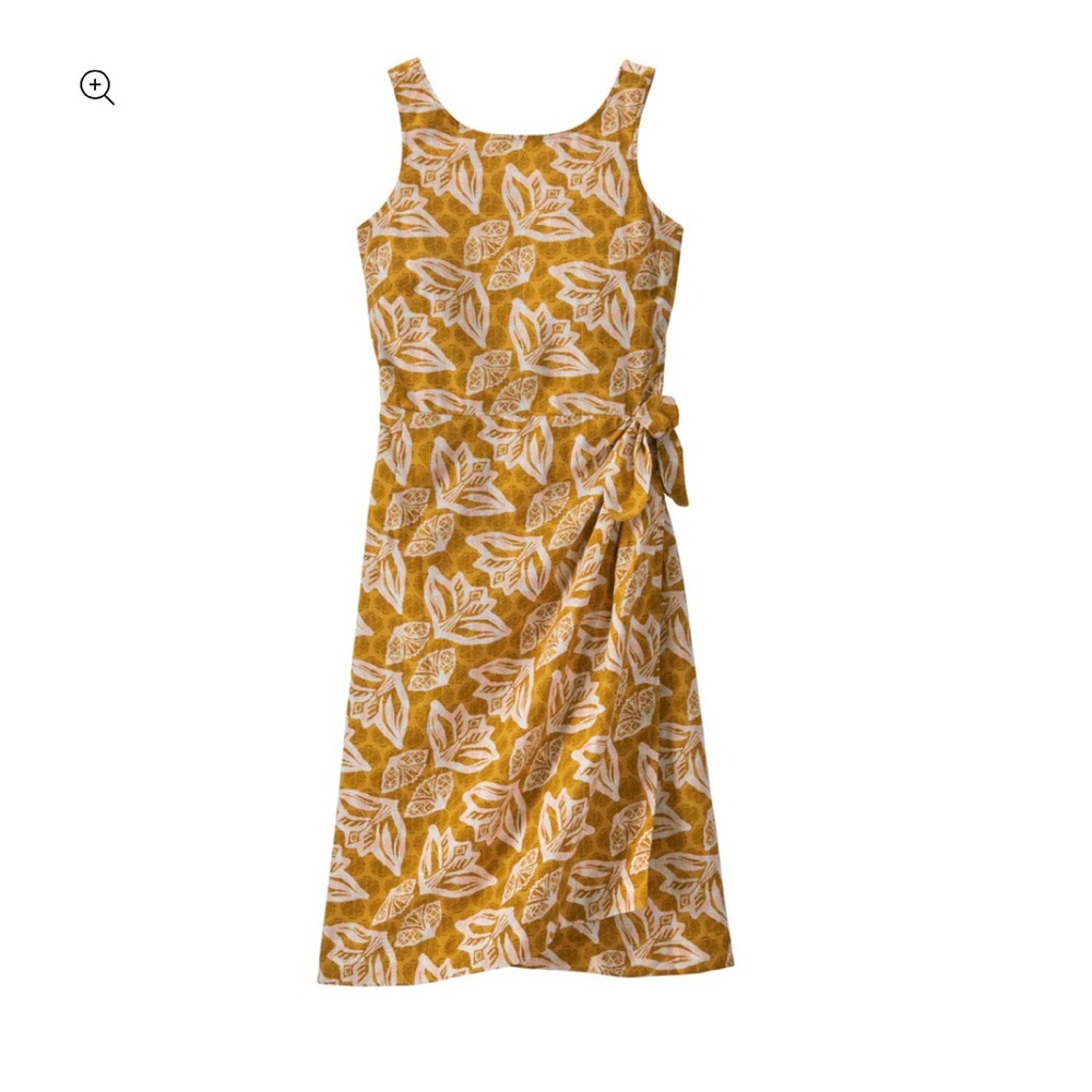 Patagonia Pataloha Floral Yellow Dress
